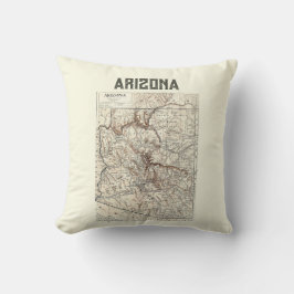 Vintages Arizona Kartenkissen Kissen