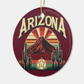 Vintages Arizona Keramik Ornament (Links)