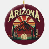 Vintages Arizona Keramik Ornament (Hinten)
