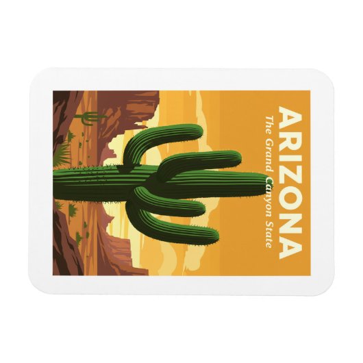 Vintages Arizona Magnet (Horizontal)