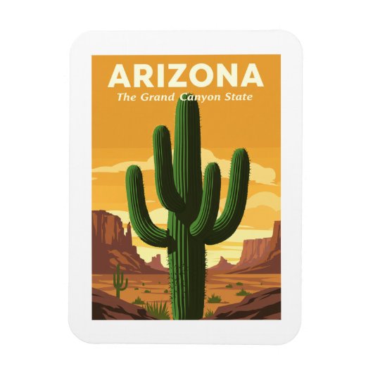 Vintages Arizona Magnet (Vertikal)