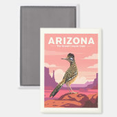 Vintages Arizona Magnet (Vorderseite/Rückseite)