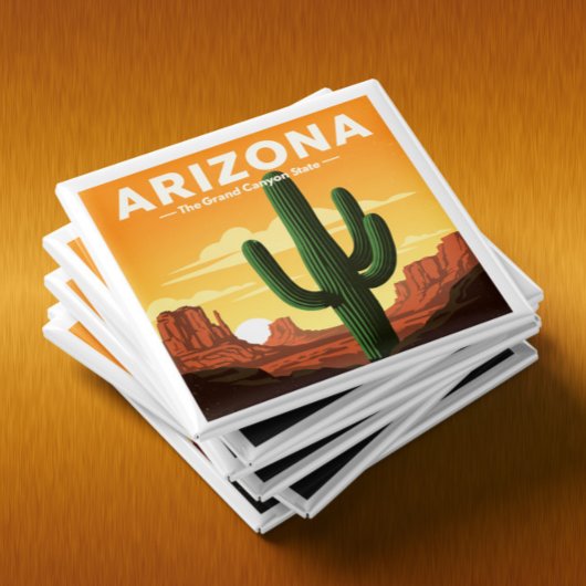 Vintages Arizona Magnet
