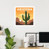 Vintages Arizona Poster (Heimbüro)