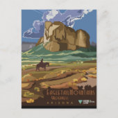 Vintages Arizona Postkarte (Vorderseite)