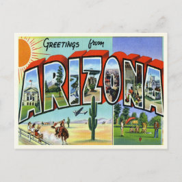 Vintages Arizona Postkarte