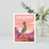 Vintages Arizona Postkarte (Stehend Vorderseite)