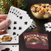 Vintages Arizona Spielkarten (In Situ)