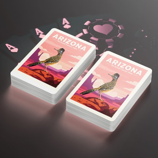 Vintages Arizona Spielkarten