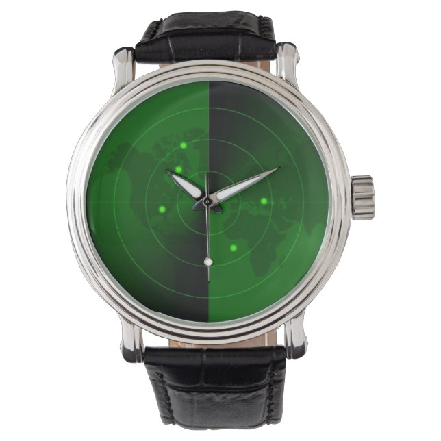 Vintages Army-Radar Armbanduhr (Vorderseite)