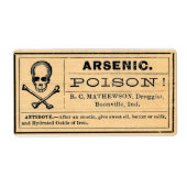 Vintages Arsen-Label-Halloween (Vorne)