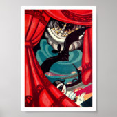 Vintages Art Deco Bat Theater Poster (Vorne)