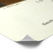 Vintages Art Deco Couple Dancing Tango Poster (Ecke)