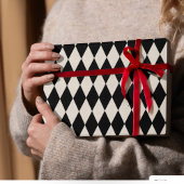 Vintages Art Deco Diamond Holiday Wrapping Paper Geschenkpapier