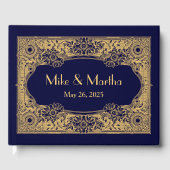 Vintages Art Deco Gold Frame Gästebuch (Vorderseite)