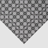 Vintages Art Deco Graues Muster Seidenpapier (Ausschnitt)