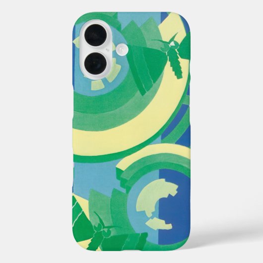 Vintages Art Deco Jazz Case-Mate iPhone Hülle (Rückseite)