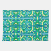 Vintages Art Deco Jazz Geschirrtuch (Horizontal)