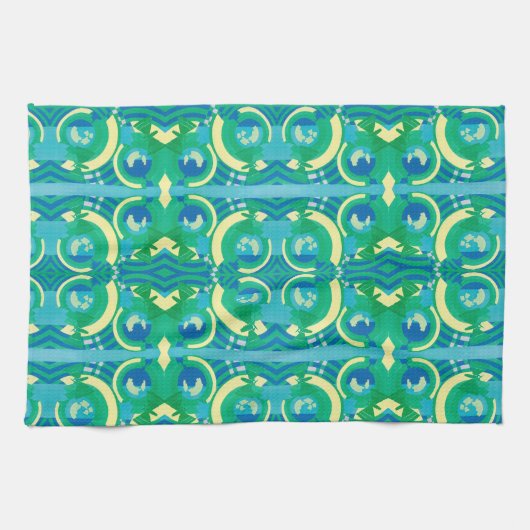 Vintages Art Deco Jazz Geschirrtuch (Horizontal)