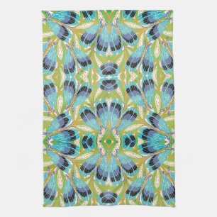 Vintages Art Deco Jazz Geschirrtuch