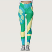 Vintages Art Deco Jazz Leggings (Vorderseite)