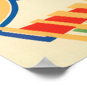 Vintages Art Deco Jazz Poster (Ecke)