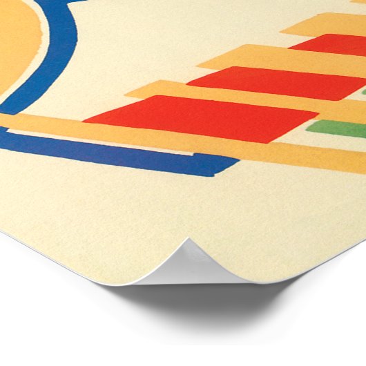 Vintages Art Deco Jazz Poster (Ecke)