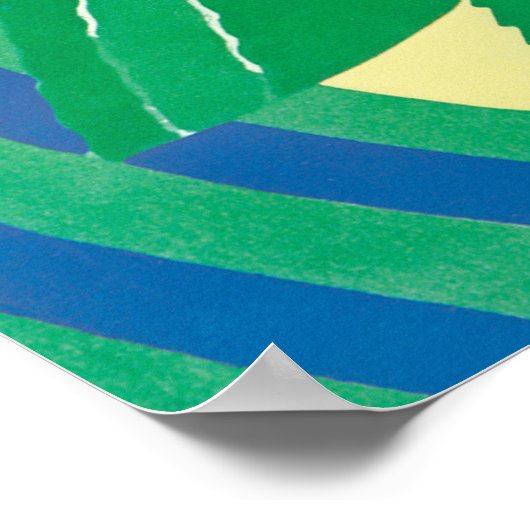 Vintages Art Deco Jazz Poster (Ecke)