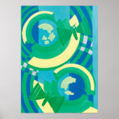 Vintages Art Deco Jazz Poster (Vorne)