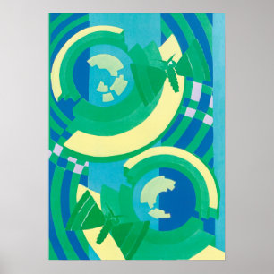 Vintages Art Deco Jazz Poster