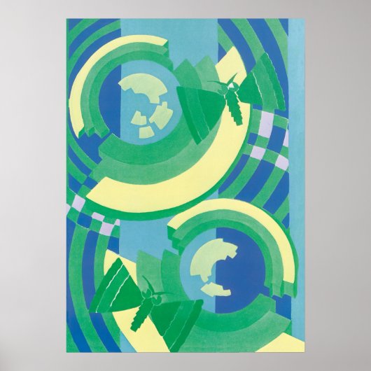 Vintages Art Deco Jazz Poster (Vorne)