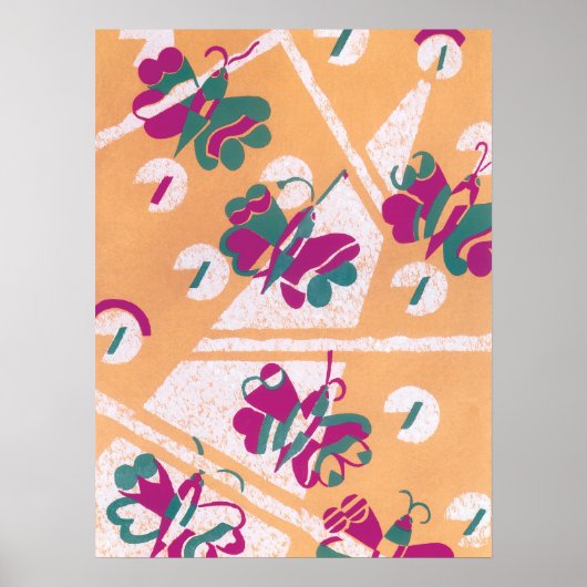 Vintages Art Deco Jazz Poster (Vorne)