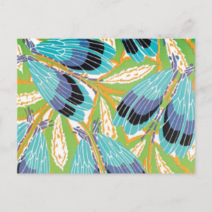 Vintages Art Deco Jazz Postkarte