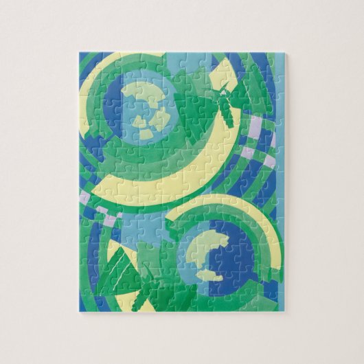 Vintages Art Deco Jazz Puzzle (Vertikal)