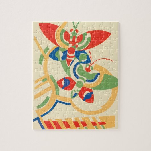 Vintages Art Deco Jazz Puzzle (Vertikal)