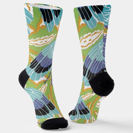 Vintages Art Deco Jazz Socken (Gewinkelt)