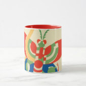 Vintages Art Deco Jazz Tasse (Zentrum)