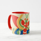 Vintages Art Deco Jazz Tasse (Vorderseite Links)