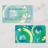 Vintages Art Deco Jazz Visitenkarte (Vorne/Hinten)