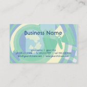 Vintages Art Deco Jazz Visitenkarte (Vorderseite)