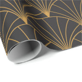 Vintages Art Deco Nahtloses Muster. Geometrische D Geschenkpapier (Rolleneckpunkt)