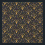 Vintages Art Deco Nahtloses Muster. Geometrische D Künstlicher Leinwanddruck<br><div class="desc">Vintages Art Deco Nahtloses Muster. Geometrische Zierstruktur.</div>