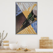 Vintages Art Deco Poster (Küche)