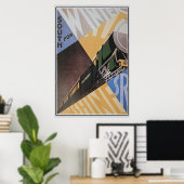 Vintages Art Deco Poster (Heimbüro)