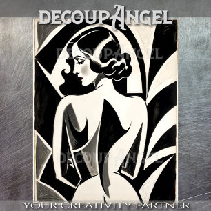Vintages Art Deco Poster #1 der 1920er Jahre - Dec Seidenpapier
