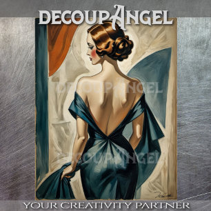 Vintages Art Deco Poster #5 der 1920er Jahre - Dec Seidenpapier