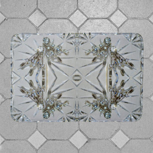 Vintages Art Deco Rhinestones Elegante Badematte