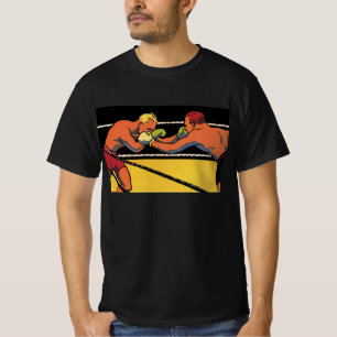 Vintages Art Deco Sportboxing, Boxen Punching T-Shirt