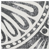 Vintages Art Deco verblasstes Leaf Muster Stoff (Nahaufnahme)