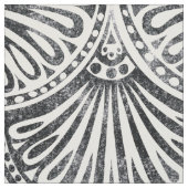 Vintages Art Deco verblasstes Leaf Muster Stoff (Muster)